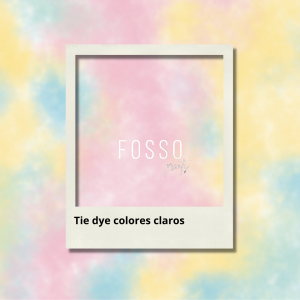 Tie dye colores claros